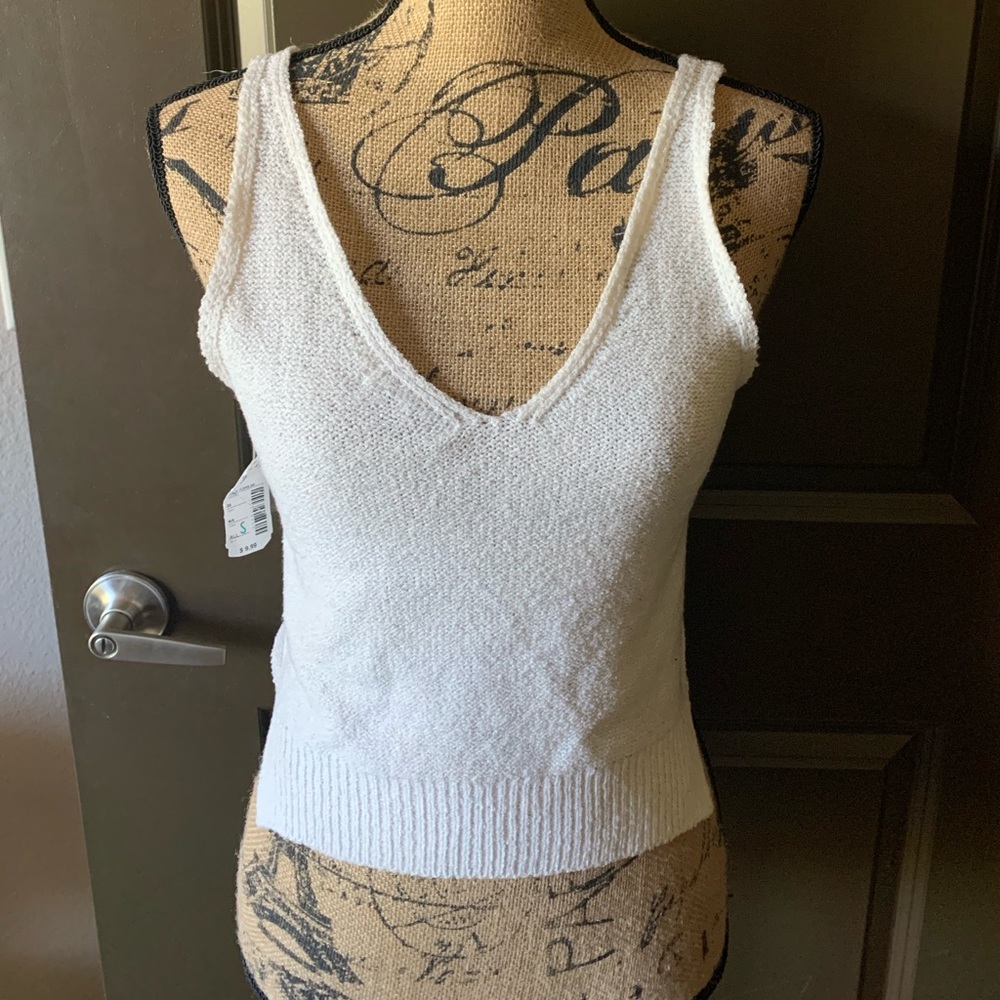 White Crop Top